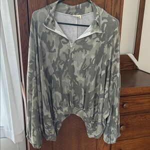 Peach Love California Camouflage Top